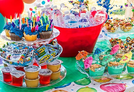 birthday party planning for kids favors