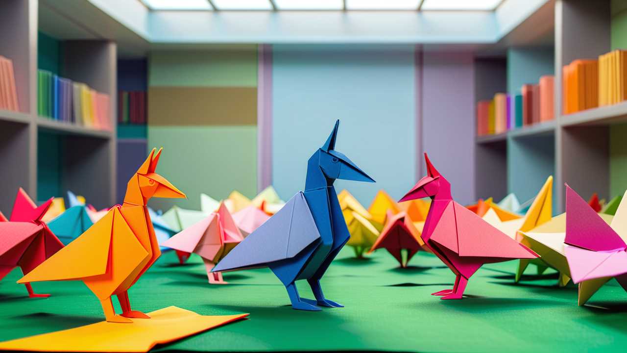 How can I organize an origami workshop for kids?