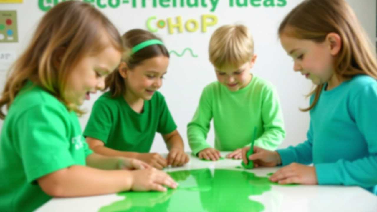 Creative Green Crafting: Eco Friendly Art Supplies for Children Using Sustainable Materials and Non Toxic Paints