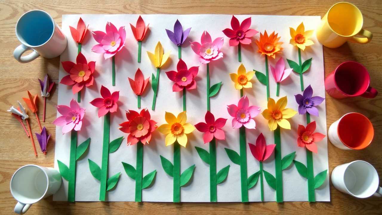 Crafting Joy: Fun Paper Flower Creations for Kids and Creative DIY Projects