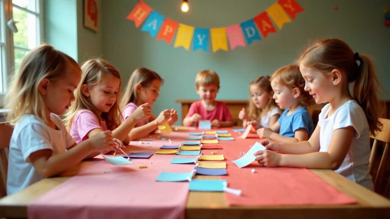 Crafting Colorful Paper Chain Decorations: Fun DIY Projects for Kids and Creative Arts Enthusiasts